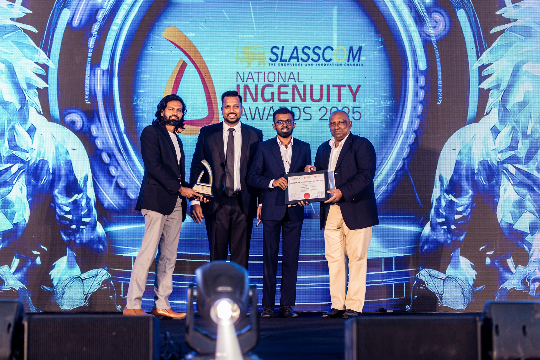 Effectz.AI team at the SLASSCOM National Ingenuity Awards 2025